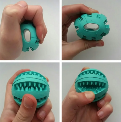 Slow Feeder Dog Ball Toy – Interactive Treat Dispensing Puzzle Ball”