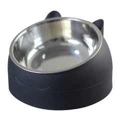 Elevated Stainless Steel Cat Bowl – Anti-Slip Pet Feeding Bowl