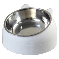 Elevated Stainless Steel Cat Bowl – Anti-Slip Pet Feeding Bowl