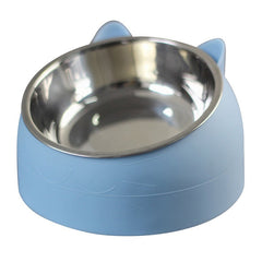 Elevated Stainless Steel Cat Bowl – Anti-Slip Pet Feeding Bowl