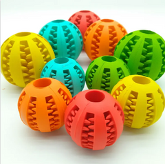 Slow Feeder Dog Ball Toy – Interactive Treat Dispensing Puzzle Ball”