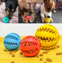 Slow Feeder Dog Ball Toy – Interactive Treat Dispensing Puzzle Ball”